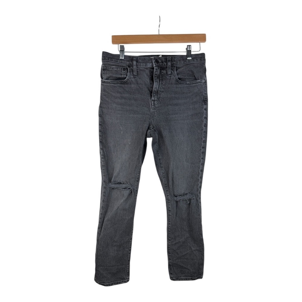 Madewell The High Rise Slim Boy Jeans size‎ 27 Petite Black